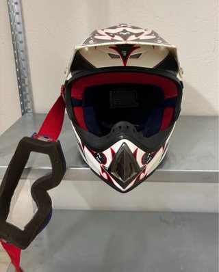Casco de enduro Hebo con gafas Scott incluidas