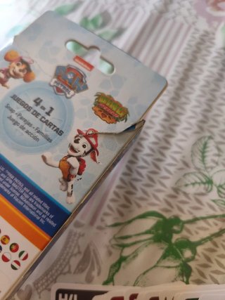 Cartas Patrulla Canina 4 en 1