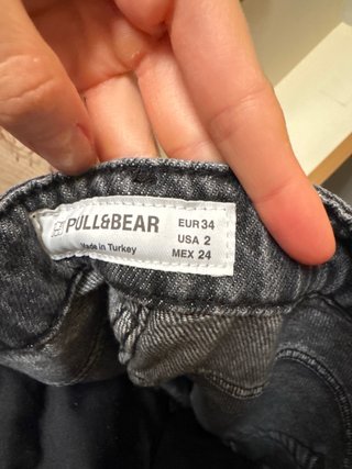 Pantalones vaqueros anchos negros