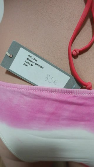Bikini Bini Blu by Menorca Rosa y Blanco