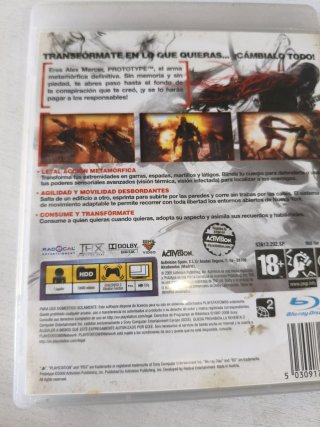 Prototype PS3 Blu-ray Juego
