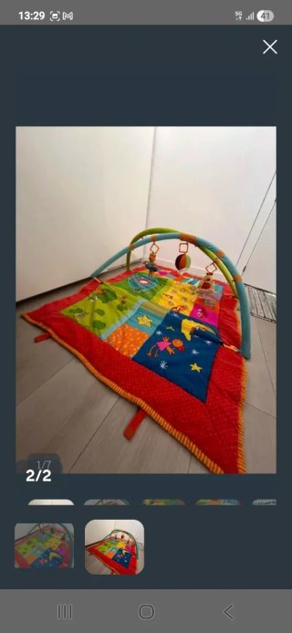 Manta Gimnasio Bebé Colores Vivos