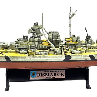 Maqueta Barco Metal Acorazado Bismarck 1:1000