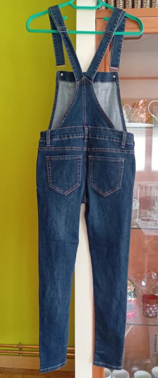 Peto vaquero largo Italy Moda azul