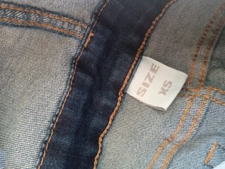Peto vaquero largo Italy Moda azul