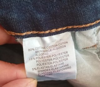 Peto vaquero largo Italy Moda azul