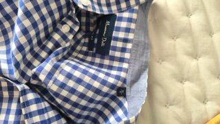 Camisa cuadros Massimo Dutti hombre