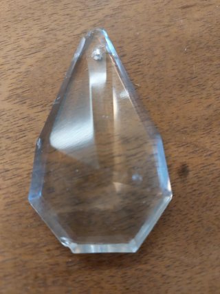 2 prismas de cristal colgantes para lámpara