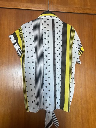 Camisa estampada lunares y rayas