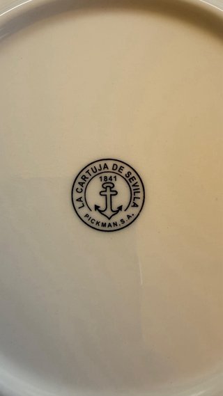 Vajilla La Cartuja de Sevilla 12 servicios