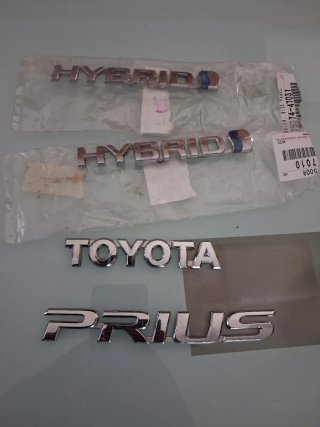Anagramas Toyota Prius Hybrid año 2007