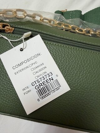Bolso de hombro verde THE MINI BAG