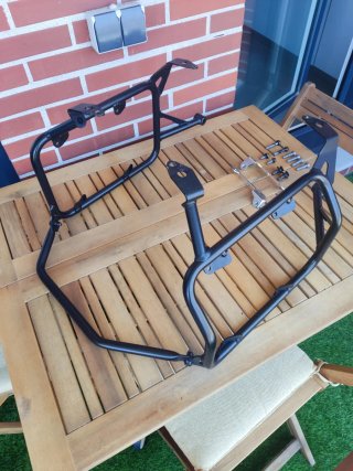 Soporte negro Maletas BMW Gs1250 Gs1250 Adventure