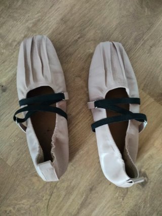 Bailarinas planas rosa talla 40