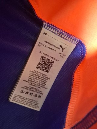 Camiseta Puma Morada y Rosa Talla M