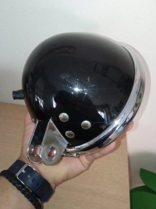 Faro Harley Davidson Cromado y negro Nuevo