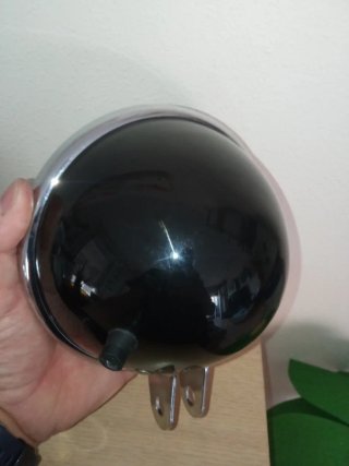 Faro Harley Davidson Cromado y negro Nuevo