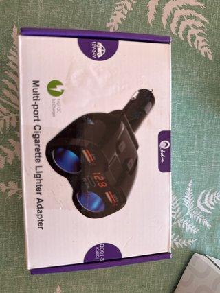 Cargador Coche Múltiple Idos QC 3.0
