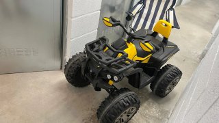 Cuadriciclo Infantil Eléctrico Amarillo