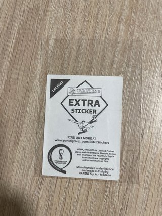 3 Cromos Extra Mundial Qatar Panini