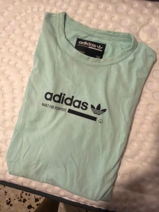 Camiseta Adidas M Turquesa