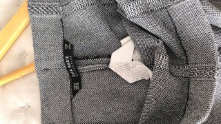 Falda Zara Gris