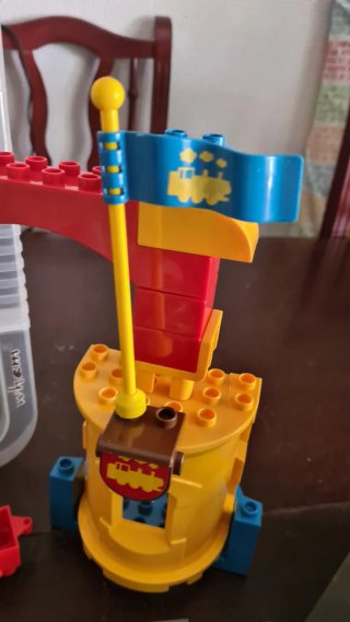 Lego duplo Tren Castillo Vías coches jugetes