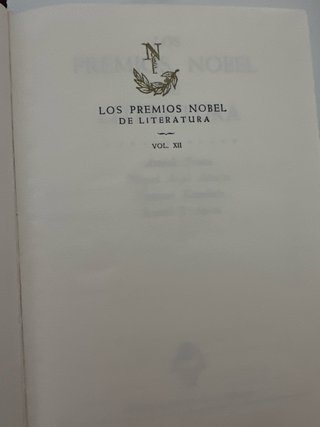 Nobel Anatole France, Miguel Angelasturias, Yas...