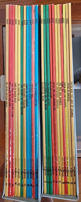 Tintín. Colección completa en inglés (22 cómics)