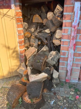 Leña de encina, olivo y almendro (1000 kg)