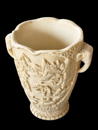 Colonna Decorativa Vaso Orientale Vintage H 93