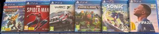PS4 (PlayStation 4) con 6 juegos
