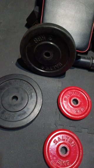 Discos Salter Caucho 3kg (2 unidades)