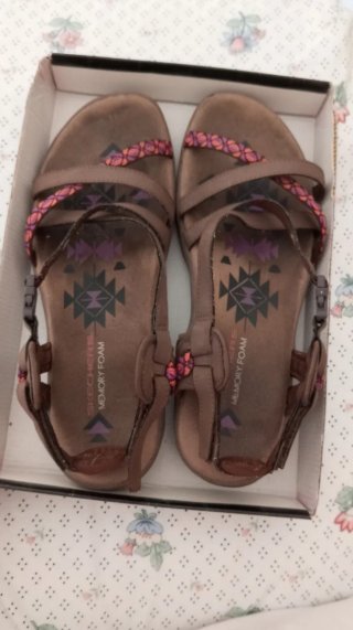 Sandalias Skechers Marrón Multicolor