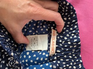 Falda N&B INditex Talla 42 Estampada