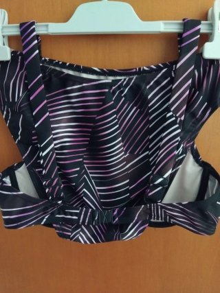Bikini Naturana T. 38C Negro y Rosa.