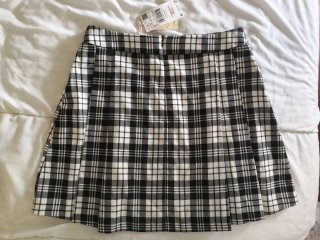 Falda cuadros Mango Talla M