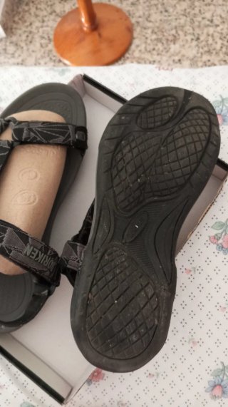 Sandalias BORIKEN Unisex Negro/Gris