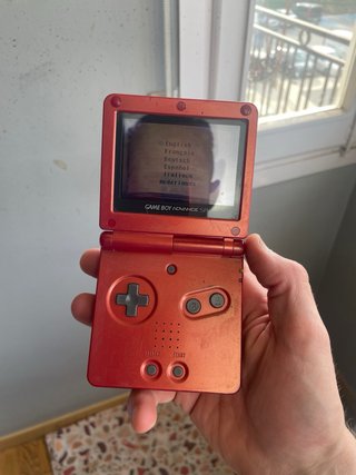 Nintendo Game Boy Advance SP Roja