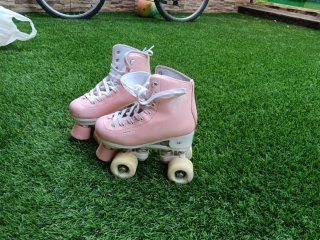 Patines rosas niña numero 22
