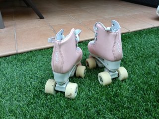 Patines rosas niña numero 22