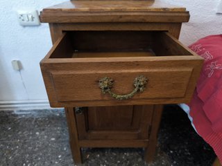 2 Mesitas Noche Madera Antiguas