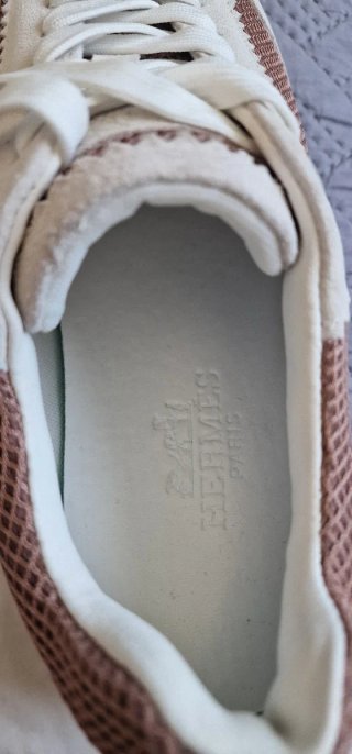 Hermes Deportivas Talla 41 Beige/Gris