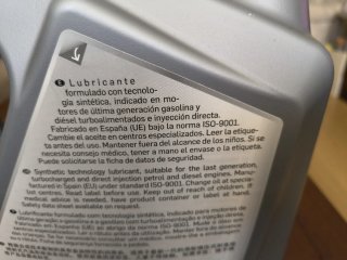 Aceite CEPSA 15W40 Sintético 4L