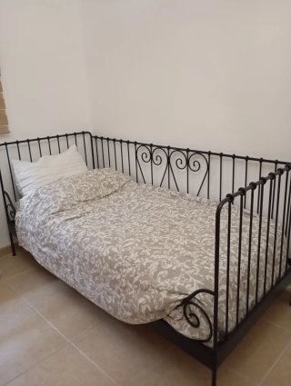 Estructura cama Diván Forjado Ikea Negra