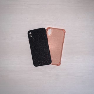 Pack 2 fundas purpurina iPhone XR