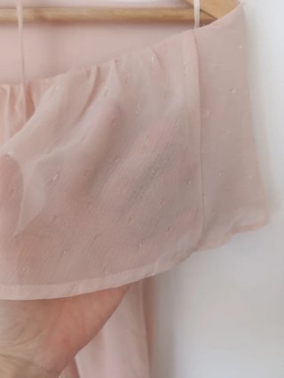 Vestido rosa pastel Mango