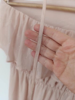 Vestido rosa pastel Mango