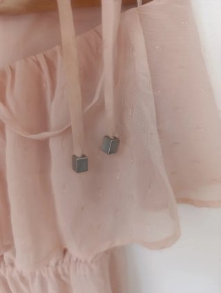 Vestido rosa pastel Mango