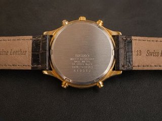 Seiko Quartz Chronograph Dorado Vintage